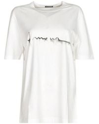 Ann Demeulemeester - Crew Neck Short-Sleeved T-Shirt - Lyst
