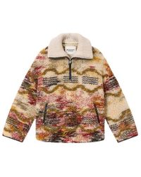 Isabel Marant - Isabel Marant Étoile Marner Patterned Half-Zip Sweatshirt - Lyst