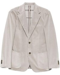 Lardini - Single Breasted Corduroy Jacket - Lyst