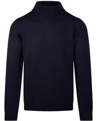 Roberto Collina - Ribbed Turtleneck Knitted Sweater - Lyst