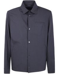 Herno - Button-Fastening Patch-Pocket Shirt Jacket - Lyst