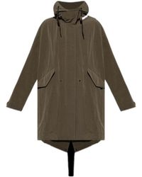 Dolce & Gabbana - Logo Tag Drawstring Hooded Parka - Lyst