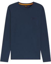 BOSS - Tacks Long Sleeve Top - Lyst