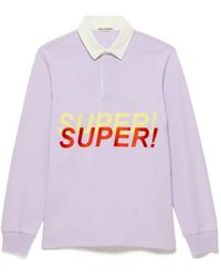 JW Anderson - Jw Anderson Lilac Super Super Polo Shirt - Lyst