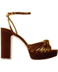 Loeffler Randall - Suede Lace-Up High-Heel Sandals - Lyst
