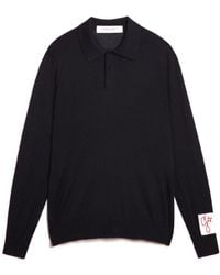 Golden Goose - Long-Sleeved Polo Shirt - Lyst