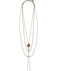 Chloé - Chloé Layered Pendant Necklace - Lyst