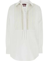 Gucci - Drawstring Poplin Oversized Shirt - Lyst