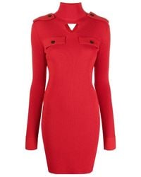 Bottega Veneta - Cut-Out Triangle Fitted Dress - Lyst