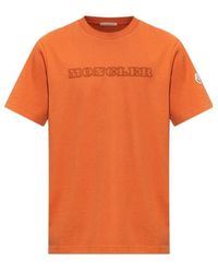 Moncler - Logo Crewneck T-Shirt - Lyst