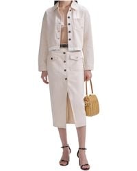 Self-Portrait - Logo-Embossed Jacket - Lyst