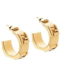 Fendi - Colored Metal Earrings - Lyst