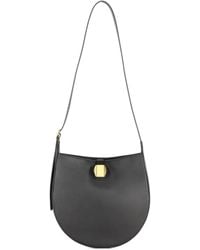 Officine Generale - Officine Générale Curved Flap Shoulder Bag - Lyst