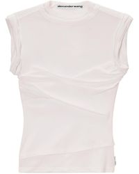 Alexander Wang - Ruched Detailed Tank Top - Lyst