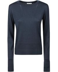 Patrizia Pepe - Crew-Neck Long-Sleeve Knit Top - Lyst
