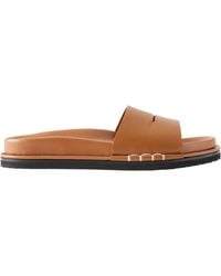 JW Anderson - Fussbett Leather Slides - Lyst