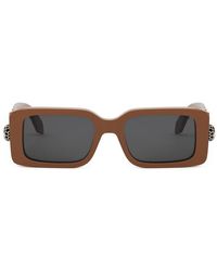 BVLGARI - Rectangular Frame Sunglasses - Lyst