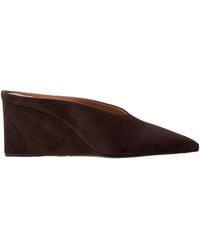 Alaïa - Point-Toe Wedge Mules - Lyst