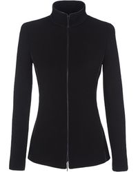 Giorgio Armani - Stand-Neck Long-Sleeved Casual Jacket - Lyst