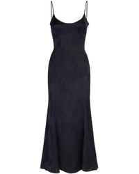 The Attico - The Sleeveless Satin Slip Dress - Lyst