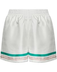 CASABLANCA - Elastic Waist Shorts - Lyst