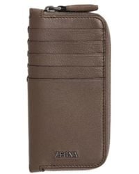 ZEGNA - Zip-Around Wallet - Lyst