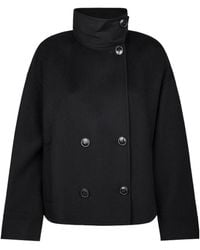 Max Mara - Studio Mstaceri Double-Breasted Coat - Lyst