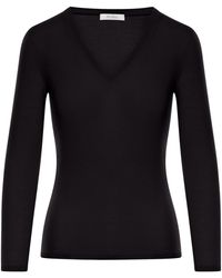 Max Mara - V-Neck Long-Sleeved Jumper - Lyst