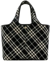 Burberry - Vintage Checked Medium Top Handle Bag - Lyst
