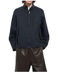 Bottega Veneta - Cotton Gabardine Harrington Jacket - Lyst
