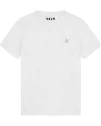 Golden Goose - Logo Patch Crewneck T-Shirt - Lyst