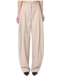 ANDAMANE - Belt-Loop Casual Pants - Lyst