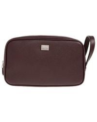 Dolce & Gabbana - Logo-Plaque Wash Bag - Lyst