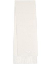 Jacquemus - Logo Patch Fringed Scarf - Lyst