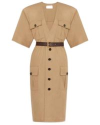 Saint Laurent - Midi Dresses - Lyst
