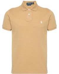 Polo Ralph Lauren - Logo Embroidered Short-Sleeved Polo Shirt - Lyst