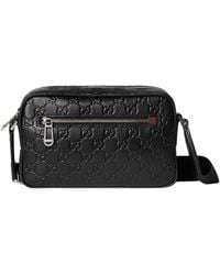 Gucci - Gg Emblem Small Crossbody Bag - Lyst