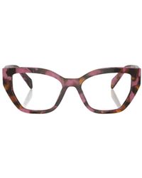 Prada - Eyewear Cat-Eye Glasses - Lyst