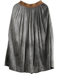 Uma Wang - Elastic Waist Midi Skirt - Lyst