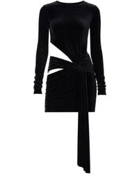 Amazuìn - Anouk Cut-Out Draped Mini Dress - Lyst