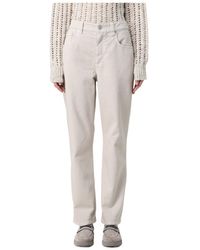 Brunello Cucinelli - Jeans With Belt Loops - Lyst