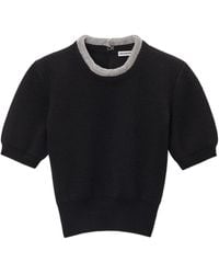 Alexander Wang - Crystal-Embellished T-Shirt - Lyst