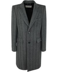 Dries Van Noten - Striped Long Coat - Lyst