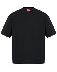 DIESEL - Boggy Logo-Embroidered T-Shirt - Lyst
