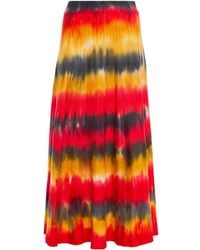 Gabriela Hearst - Ella's Tie-Dye Cashmere And Silk Maxi Skirt - Lyst