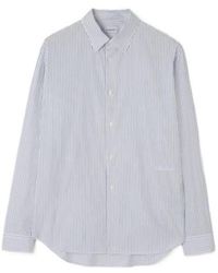 Burberry - Relaxed Fit Striped Cotton Shirt - Lyst