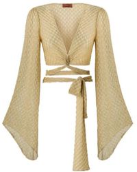 Missoni - Raschel Workmanship Wrap Top - Lyst