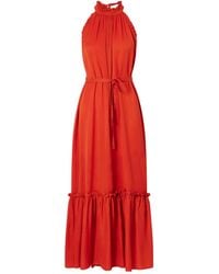 Giuliva Heritage - Silk Crepe Maxi Dress - Lyst