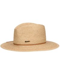 Borsalino - Straw Fedora Hat - Lyst