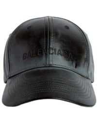 Balenciaga - Leather Cap - Lyst